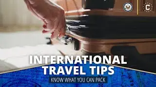 International Travel Tip - Learn what not to pack
