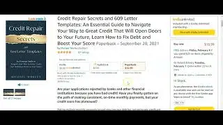 Credit Repair Secrets and 609 Letter Templates