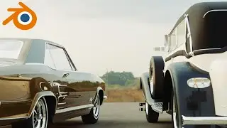 Blender realistic car animation | Transportation add-on review and tutorial