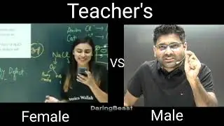 Teacher's female vs male