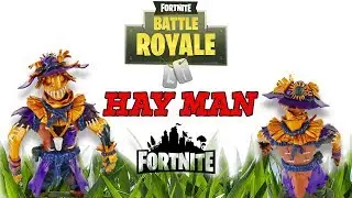 HAY MAN skin FORTNITE POLYMER CLAY TUTORIALS