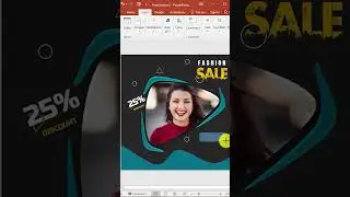 how to make a Professional Brand Advertising post design in PowerPoint 