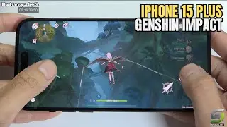 iPhone 15 Plus test game Genshin Impact Max Graphics | Highest 60FPS