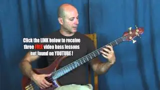 beginner bass guitar lesson slap and pop the blues! awesome blues bass