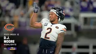 Every DJ Moore catch from 114-yard game | Week 12