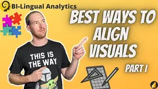 How To Align Visuals in Power BI 🎯 - Part 1
