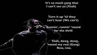 Travis Scott- HIGHEST IN THE ROOM(Lyrics)