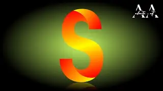 3D S Alphabet in CorelDRAW Very easy Trick