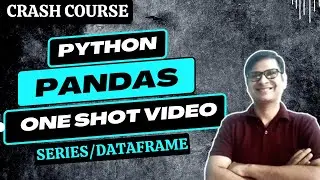Python PANDAS Class 12 | One Shot Video | Data Handling Using Pandas | Class 12 IP