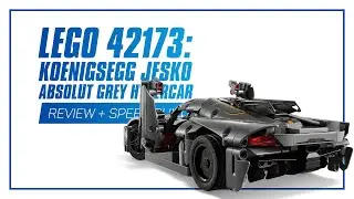 LEGO 42173 Koenigsegg Jesko Absolut Grey Hypercar - IN-DEPTH REVIEW