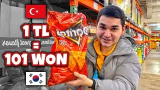 Kore'de Market Fiyatları! (Asgari Ücret Yetiyor mu?)