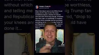 Elon Musk “bent the knee” to Trump