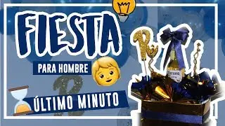 🎉 DECORACIÓN  PARA CUMPLEAÑOS DE HOMBRE  [ FÁCIL Y RÁPIDO ]