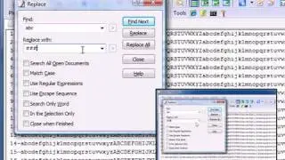 EmEditor Text Editor Replace All Feature