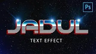 [Photoshop Tutorial] Create 80s Style Text Effect in Photoshop