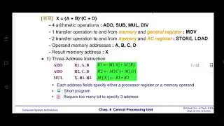 COA - UNIT :- 3 CPU - INSTRUCTION FORMAT