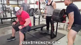 Jeremy Hoornstra, Bench Press Training 042917