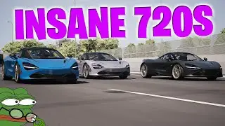 STRAIGHT PIPED 720s Takeover in Assetto Corsa!