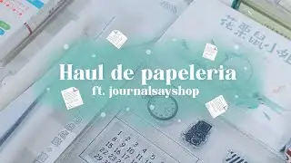 Haul de PAPELERÍA BONITA de JournalSayShop + código de descuento | Studywithart