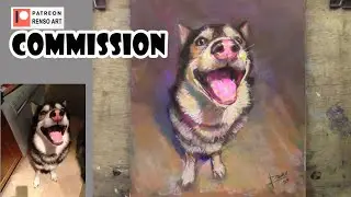 Live Session - Soft pastel painting (commission)