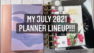 July 2021 Planner Lineup | New Erin Condren Happy Planner