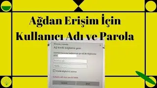 Ağdan paylaşılan dosyaya ulaşmak için kullanıcı adı ve parola isteniyor