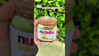 Dubai chocolate Nutella 🍫😍💚                          🎥: Instagram / uksnackattack