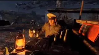 Metro Exodus|Sam's Story пьяный капитан пинает мутанта смешной момент из игры метро ДЛС