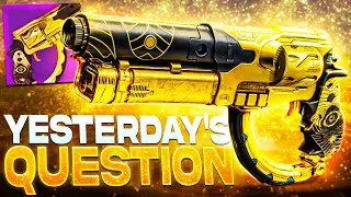 HURRY! GO GET THE NEW TRIALS HAND CANNON NOW! (Yesterday's Question)