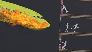 Plane Crashes In People Playground (3)