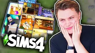 I failed the PRE-MADE ROOM Challenge in this Sims 4 house build...