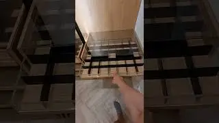 Стеклянные ящики в гардеробной! Спасибо огромное за ваши лайки, это супер важно для меня!