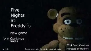 (FNAF) Five minutes in the Title Screen!!!