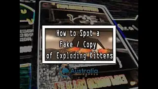 Fake Vs Real Exploding Kittens Card Game - How to tell