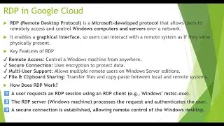RDP In Google Cloud (GCP)