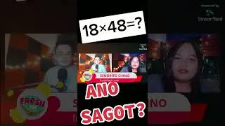 ANONG SAGOT? 