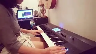 E minor keyboard solo improvisation