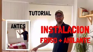Como instalar FRISO con AISLAMIENTO termico