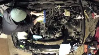 Day5-headgasket change.resurfacing block DIY. BMW, 1997, 328i, E36, M52B28.