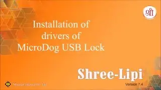 Installation of drivers of MicroDog USB lock