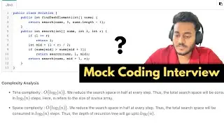 Mock Coding Interview with College Student