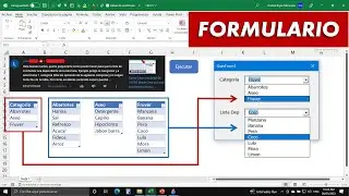 🔴 Dependent Dropdown Lists in Excel Forms with VBA