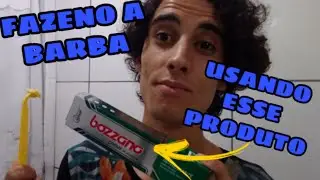 Fazendo a Barba com creme de Barbear! (QUASE ME MATEI KK)