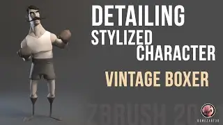 Zbrush 2021 - Detailing a Stylized Character - the simple way
