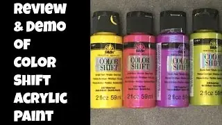 Color Shift Folk Art Paint Review & Demo