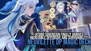 Neuvilette and Charlotte Showtime | Neuvilette Genshin TCG | Genshin Impact TCG