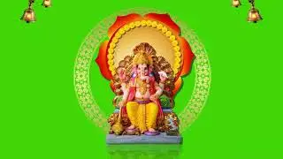 Ganesh Chaturthi Frame Green screen🙏 Green screen Frame 