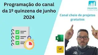 Programação do canal da 1º quinzena de junho 2024