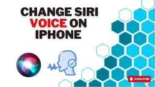 How to change Siri voice on Iphone
