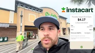 I FINALLY made money with Instacart at the Beach (Vacation Vlog 3/3)